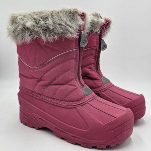 Polaris Snow Boot Youth Size 4 (Pink)